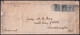 1896-H-21 CUBA 1896 5c CONSULAR COVER US STATE TO US. TRIPLE PORTE. - Covers & Documents