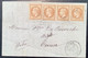 France CRESPIN NORD 1871 SANS L’ ANNÉE ! +GC1220 Empire Laurée 10c Lettre>Torino Italie (Italia Lettera Cover Italy - 1849-1876: Période Classique