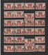 258 De 1929 / 1931 - 24 Timbres Oblitérés + 2 En Plus - ARC DE TRIOMPHE . 2.f. Brun-rouge - 2 Scannes - Usados