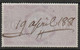 GRANDE BRETAGNE - Timbres Fiscaux-postaux - N°3 Obl (1862) - Fiscali