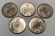 Brazil 1853, 1855, 1858, 1859, 1860 1000 Reis Silver Coin Of Petrus II, ~UNC (Brésil Empire Monnaie D‘ Argent - Brasile