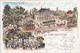 DÜLKEN Viersen Westfalen Col Litho Restaurant SCHIRICK Zum Schützenhaus 30.4.1900 Gelaufen - Viersen