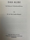 Das Alibi : Ein Beitrag Zur Verbrechensaufklärung. - Rechten