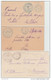 24184 Trio Of Covers: SAMARA 1894, SEACA 1895, MICLAUSENI 1895 Fine Cancel Strikes - Franchise