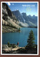 (RECTO / VERSO) MORAINE LAKE IN THE CANADIAN ROCKIES- BEAU TIMBRE - CPM GF - Lake Louise