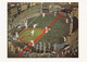 Night Game Ball Park - 1967 - Ralph Fasanella - Baseball Art - Honkbal