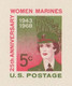 U.S.A. :1968: Postal Stationery : ## 25th Anniversary Women Marines ## :  ARMY,SOLDIER,MARINE,WOMAN,UNIFORM,KEPI, - 1961-80