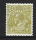 Australia 1924 4d Olive KGV Definitive Fine Mint , Small Clean HR - Mint Stamps