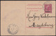 Smyrna 1908 - Austria Stationery Post 10Centimes In The Levant Turkey Smyrne To Germany - NICOS ANDRE MACRIPODAR - 1837-1914 Smyrne