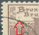 BELGIUM - 1897 - USED/OBLIT.. - COB 73 LV25 HIEROGLYPHES AVANT LE B DE BRUSSEL - Lot 25683 - Sonstige & Ohne Zuordnung