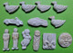 Lot 13 Fèves Anciennes - Porcelaine Blanche - Baigneur Canard Voiture Poisson Lune Lys - Vers 1960 / 1980 - Frühe Figuren