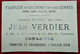 Chromo-Publicité - Maison Jean Verdier, Toulouse - Fabrique De Galoches Fondée En 1854/ Chasseur à Cheval - Other & Unclassified