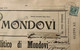 GAZZETTA DI MONDOVI' Del 29/10/1913  - NOTIZIE LOCALI I - PUBBLICITA' D'EPOCA - Da CARRU' * (CUNEO)* Annullo Su LEONI 5 - Prime Edizioni