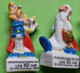 Lot 24 Fèves - Porcelaine - Astérix ; Lapins Crétins ; Maya ; Capitain America ; Doudou ; Mouton - Vers 1980 / 2020 - Personnages