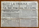 CAMPAGNA DI LIBIA - LA TRIBUNA Del 2/3/1914 : IL GEN. AMEGLIO DISTRUGGE IL CAMPO RIBELLE DI SCELEIDIMA...PUBBLICITA' ... - Prime Edizioni