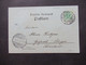 Deutsches Reich 1898 AK Gruss Aus Bad Oeynhausen Stempel Oeynhausen (Bad) Mondscheinkarte - Bad Oeynhausen