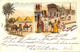 Ac6591 - France ALEXANDRIE Egypt - Postal History -  POSTCARD To ITALY  1899 - Covers & Documents