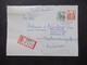 Berlin (West) Freimarken BuS Nr.590 Und Nr.533 MiF Einschreiben Berlin Ortsbrief 1x Stempel Neue Anschrift - Covers & Documents