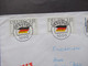 4.10.1990 Berlin (West) Freimarken Sehenswürdigkeiten Nr.835 MiF Mit Deutsche Einheit Einschreiben Berlin 61 Ortsbrief - Covers & Documents
