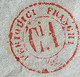 PERIODICI FRANCHI C.1 D.c. Rosso Su Lla GAZZETTA DI FIRENZE DEL 3 AGOSTO 1864 - Premières éditions