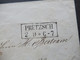 AD Preußen Um 1855 Ganzsachen Umschlag U 11 A Stempel Ra2 Pretzsch Nach Belgern Gesendet - Enteros Postales