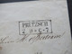 AD Preußen Um 1855 Ganzsachen Umschlag U 11 A Stempel Ra2 Pretzsch Nach Belgern Gesendet - Ganzsachen