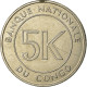 Monnaie, CONGO, DEMOCRATIC REPUBLIC, 5 Makuta, 1967, TTB, Copper-nickel, KM:9 - Congo (Democratische Republiek 1964-70)