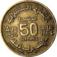 Monnaie, Maroc, 50 Centimes - Maroc