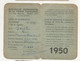 Carte De Distribution Au Guichet, NOUVELLES MESSAGERIES DE LA PRESSE PARISIENNE,1950 ,  2 Scans - Ohne Zuordnung