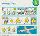 Safety Card Transavia Boeing 737-800 Old Logo - Scheda Di Sicurezza