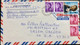 HONG KONG 1967,COVER USED TO USA, QUEEN ELIZABETH, MULTI 5 STAMP,  KOWLOON CITY,  SLOGAN CANCEL - Cartas & Documentos