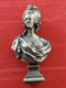 Joli Petit Buste De La Reine Marie Antoinette En étain 6 Cm - Tin