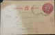 IRELAND 1928, STATIONERY CARD USED, MUSIC INSTRUMENT, ARO MACROSE LUIMNEACH CITY CANCEL - Storia Postale