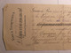 MANDAT LETTRE DE CHANGE CHEQUE De 1888 - GROS DU ROI VINS ET SPIRITUEUX L'APPROVISIONNEMENT  - TAMPONS ET TIMBRES - Bills Of Exchange