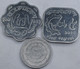 BANGLADESH Different Years Set 3 Coins Shapes UNC - Bangladesch