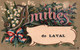 Souvenir - Amitiés De Laval, Bouquet Muguet Et Houx - Edition Talabot - Carte JTB De 1918 - Souvenir De...