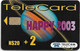 Namibia - Telecom Namibia - Happy 2003, Planet Saturn, 2003, 20+2$, Used - Namibia