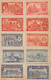 Erinnophilie - 10 Timbres / Vignettes Exposition Universelle Paris 1900 Collés Sur CPA - Asie Russe, Transvaal, Cambodge - Tourism (Labels)