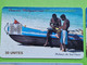 Lot 4 Cartes Téléphonique MADAGASCAR - VIDE - Télécarte Cabine Téléphone - Paysages Mer Pirogue Pêcheur Plage - 1999 - Madagascar