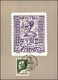 Yugoslavia 1968, Maximum Card "50 Years Of First Stamp" W./ Postmark "Zagreb" - Maximumkarten