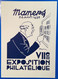 1938 France Entier Postal CP 55c Type Paix VIIe EXPOSITION PHILATELIQUE MAMERS (Sarthe Philatelic Exhibition - Cartoline Postali E Su Commissione Privata TSC (ante 1995)