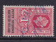 GB Fiscal/ Revenue Stamp.  Northern Ireland Petty Sessions 1/- Scarlet & Black Barefoot 11 GU - Steuermarken