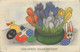 Easter Greetings Postcard Willy Schermele Signed Illustration - Schermele, Willy