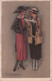 Illustrateur - Mauzan - Deux Femmes En Train De Discuter - Mode - élégance - Carte Postale Ancienne - Mauzan, L.A.