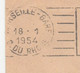 Curiosté Flamme RBV à Texte Absence De L'heure De Levée Sur L'un Des Cachets, Sur Lettre De 1954 De Marseille Gare (13) - Lettres & Documents