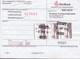 Denmark GiroBank Indbetalingskort Line Cds. ROSENGÅRD POSTEKSP. 2, 1994 Postsag 3-Stripe Cz. Slania (2 Scans) - Covers & Documents