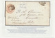 Delcampe - GB 1851, QV 1d Pink Cut-out (ex. Postal Stationery Envelope - Die 76 W.W) Tied By Indistinct Barred Numeral On Very Fine - Covers & Documents