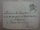 BULGARIE SOPHIA ENVELOPPE LETTRE 1901 Cachet FRANCE République Française - Storia Postale