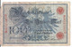 ALLEMAGNE 100 MARK 1908 VF P 33 - 100 Mark