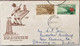 New Zealand,Australia,1965.private Fdc, ANZAC,Frankleigh,POST MARK,TO ,INDIA,TO ADDRESS,L.P.JAI ,Cricketer,cricket, - Brieven En Documenten